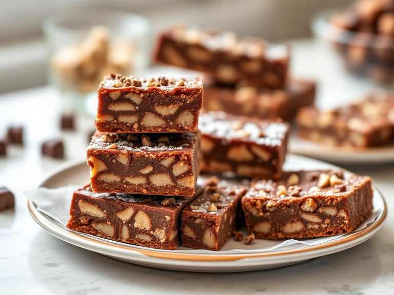Homemade candy bars