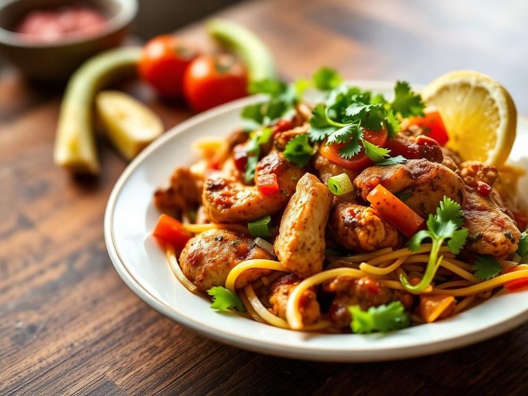 Homemade Chicken Fajita Bowl