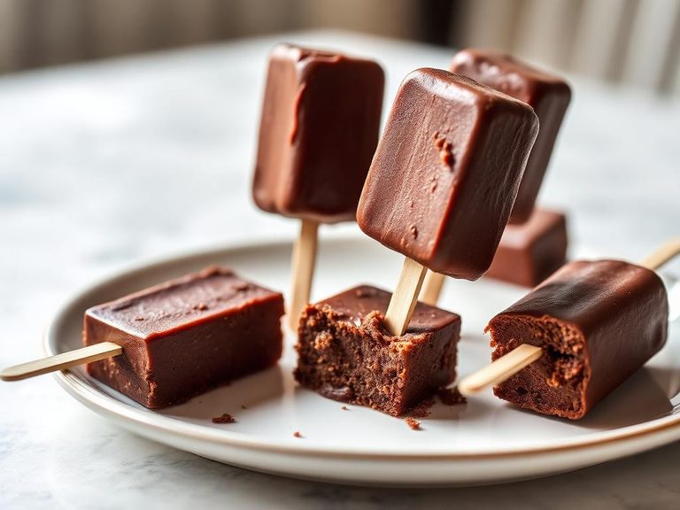 Homemade Fudge Pops