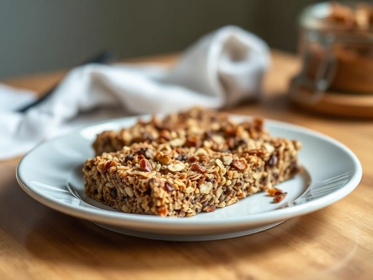 Homemade granola bar or energy bite base