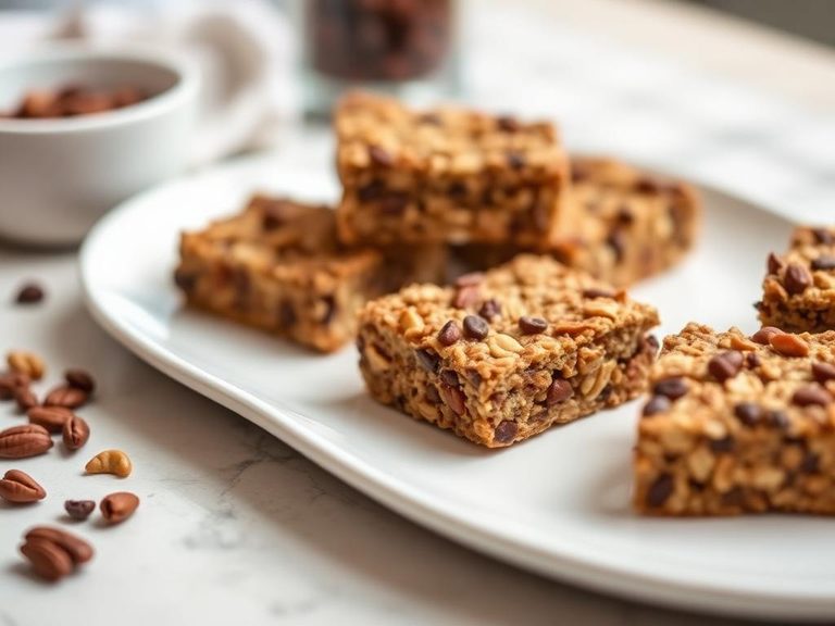 Homemade granola bars