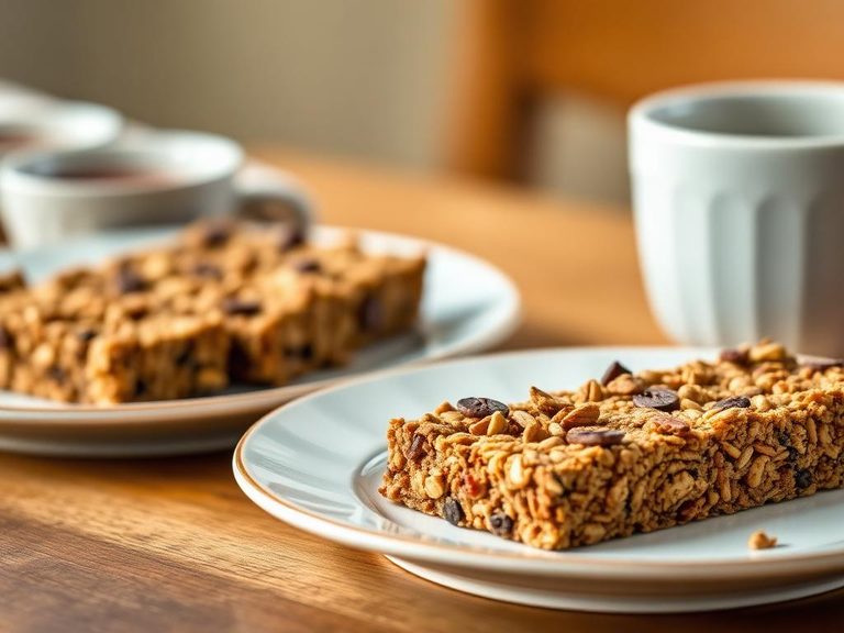 Homemade granola or energy bars