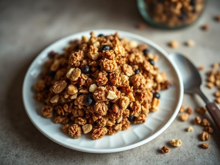Homemade granola or muesli mix