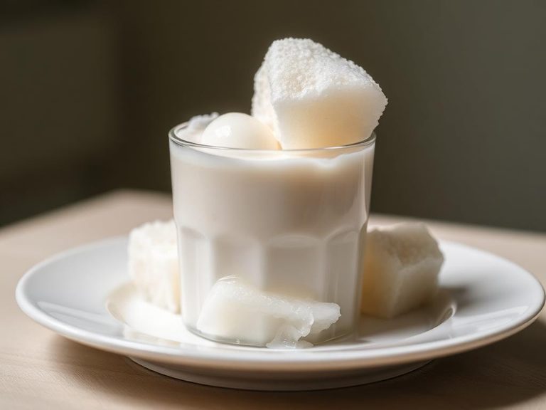 Homemade ice milk