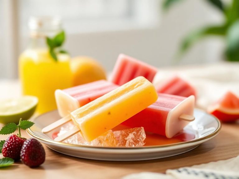 Homemade Juice Pops