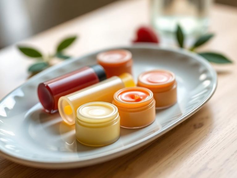 Homemade lip balms