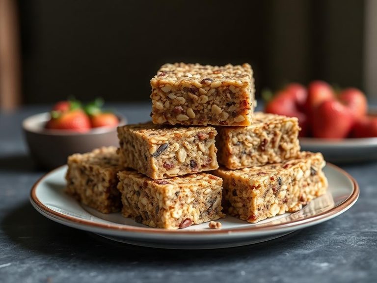 Homemade muesli bars