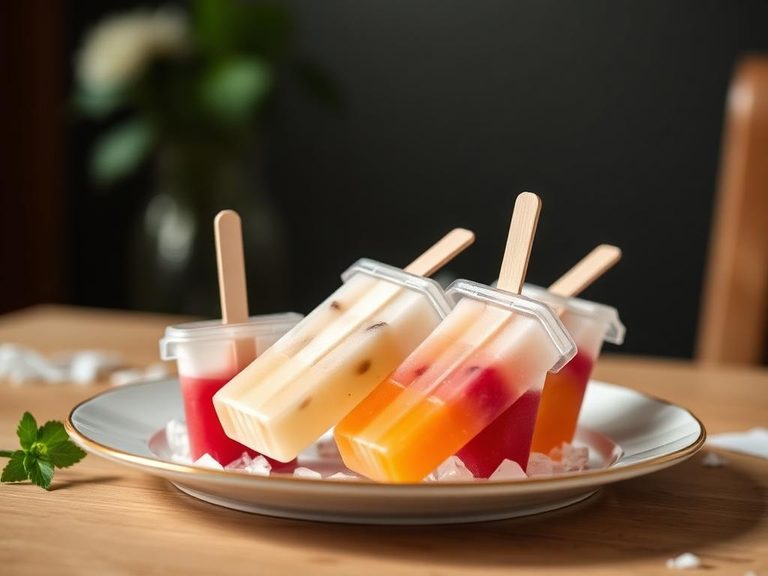 Homemade popsicles