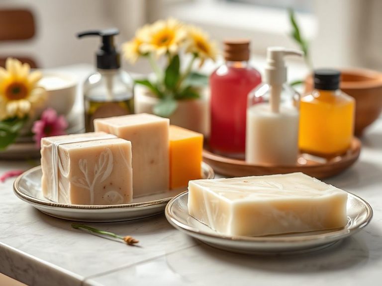 Homemade soaps and cosmetics