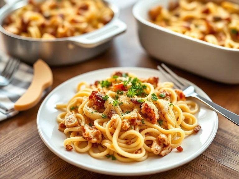 Homestyle Chicken Noodle Casserole