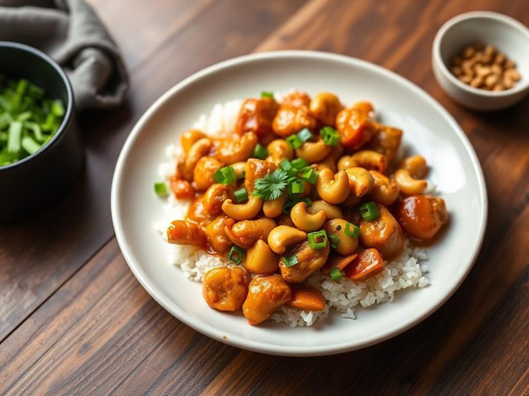 Honey cashew chicken