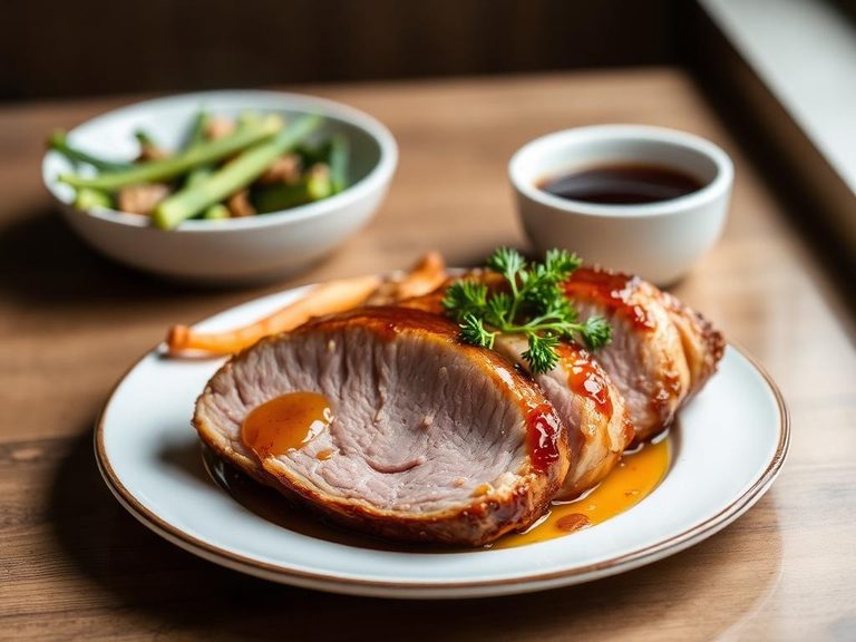Honey-Glazed Ham Steak