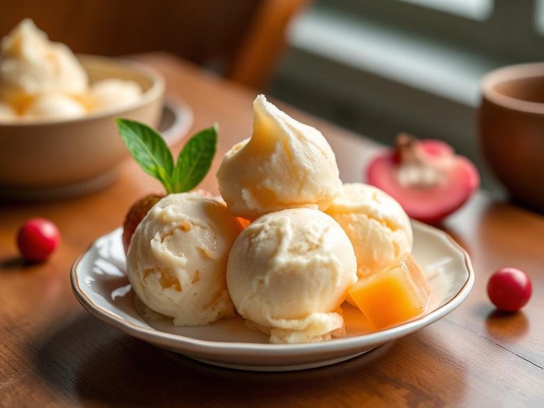 Honey Lychee Ice Cream