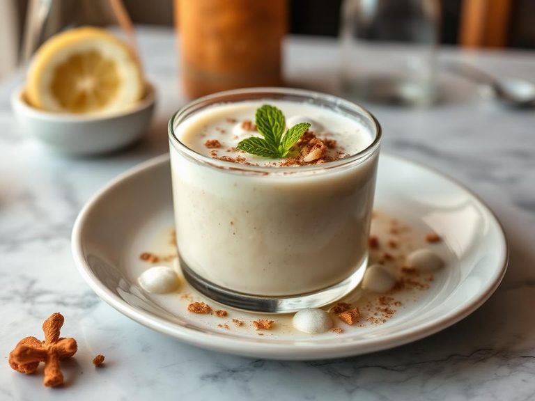 Horchata con canela