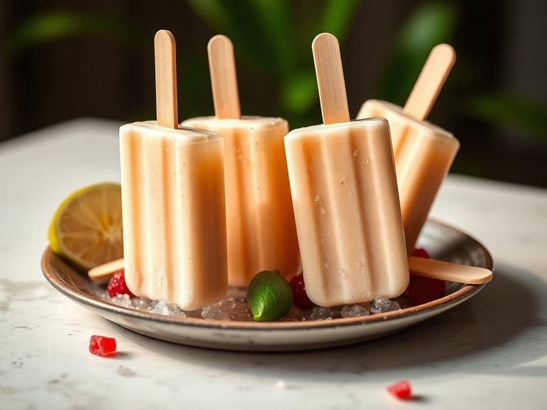 Horchata Popsicles