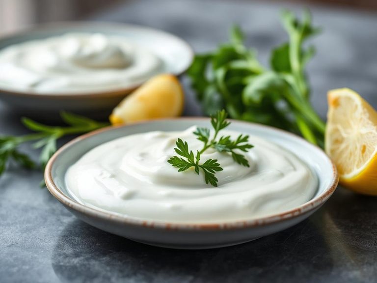 Horseradish sauce (often with sour cream or mayonnaise)