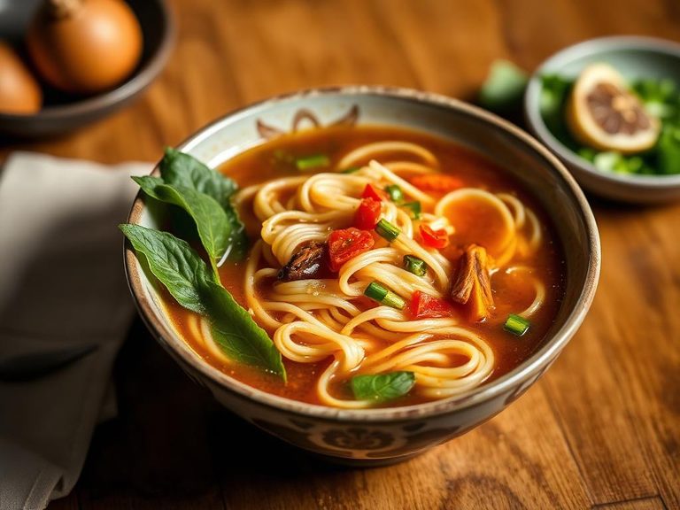 Hot and Sour Noodle Soup