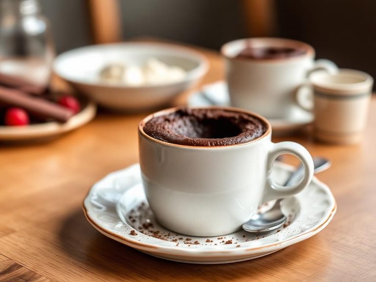 Hot Chocolate Mug Cake