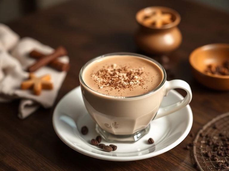 Hot chocolate or chai latte