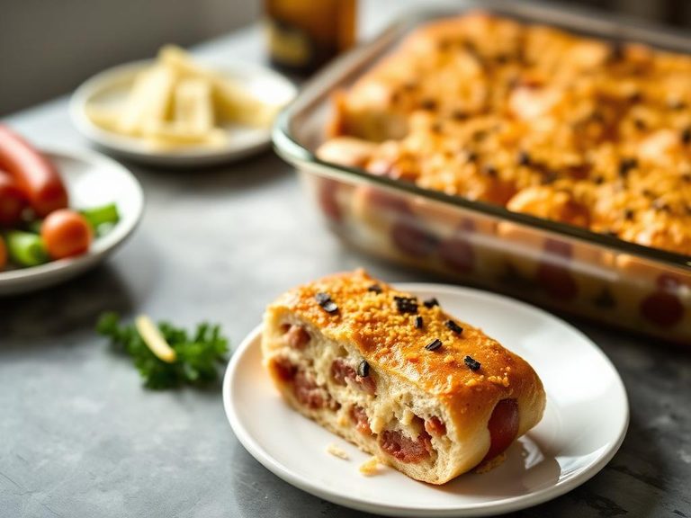 Hot Dog Bun Casserole