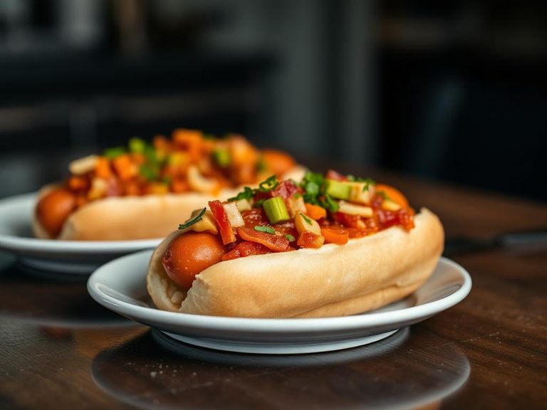Hot dog or burger topping