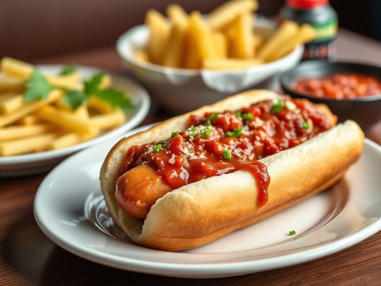 Hot Dog with Chili