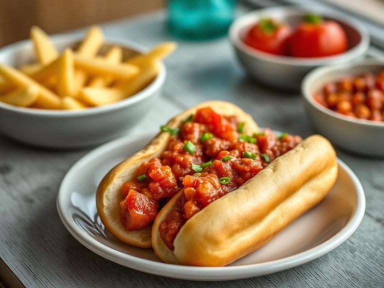 Hot Dogs with Chili
