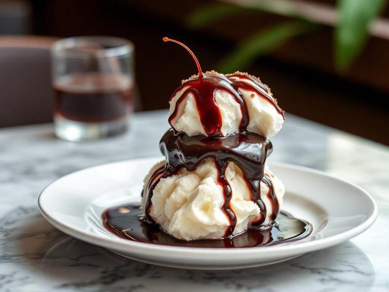 Hot fudge sundae