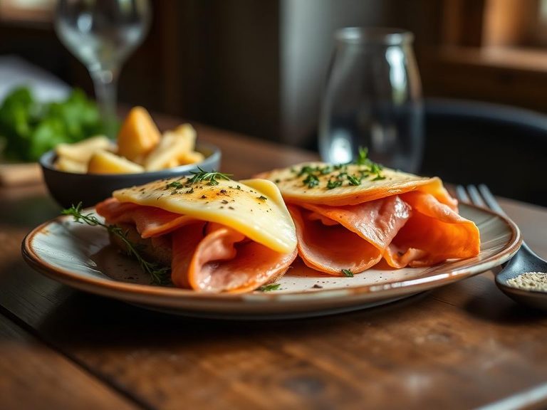 Hot ham and cheese