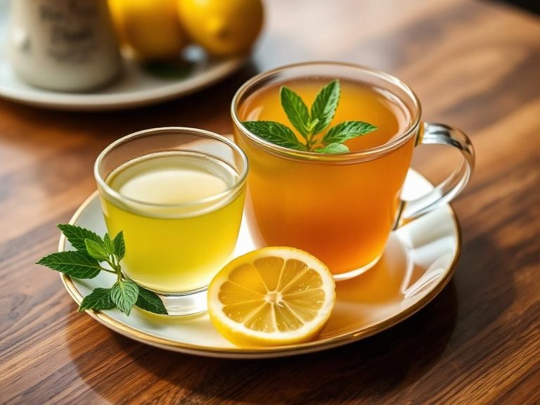 Hot Lemon Green Tea