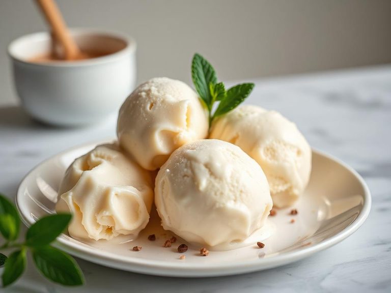 Human milk ice cream
