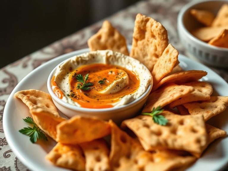 Hummus and Pita Chips