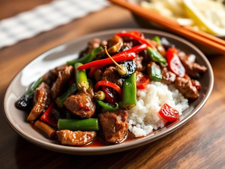 Hunan Beef with Peppers