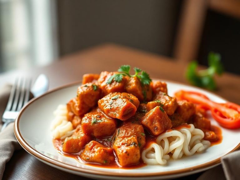 Hungarian paprikash