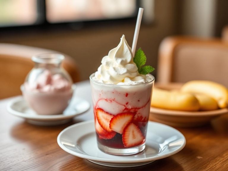 Ice cream float (with vanilla ice cream)