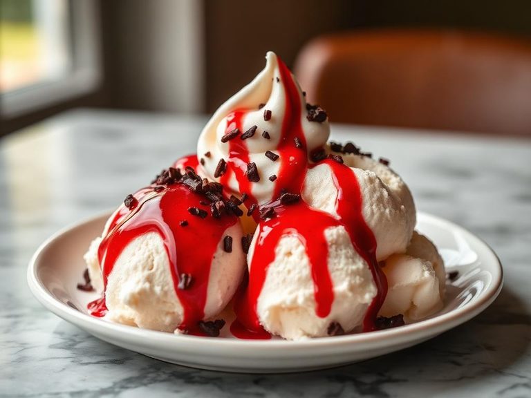 Ice cream or frozen yogurt topping
