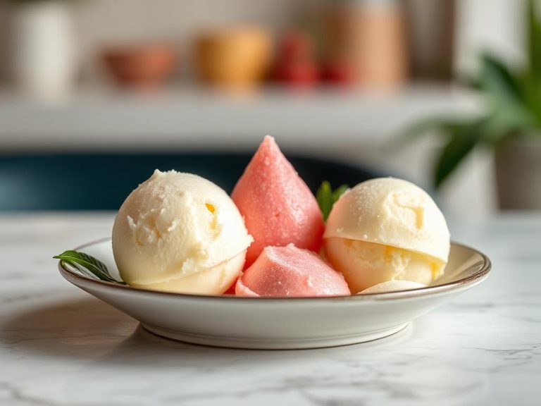 Ice cream or sorbet flavoring
