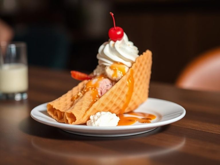Ice Cream Sundae Cone