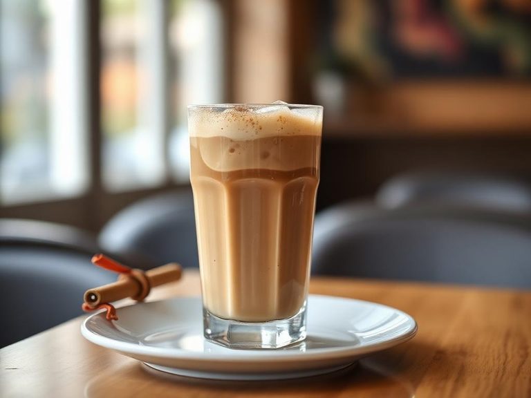 Iced Decaf Latte