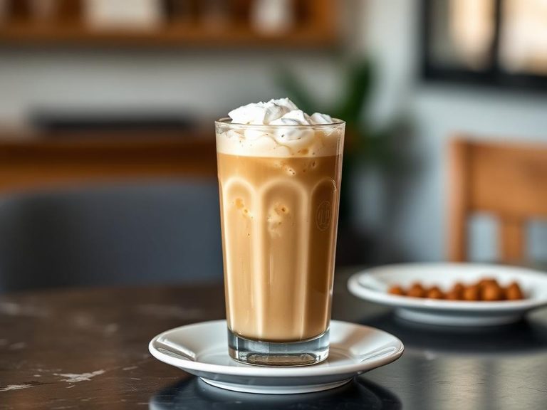 Iced Hazelnut Soy Latte