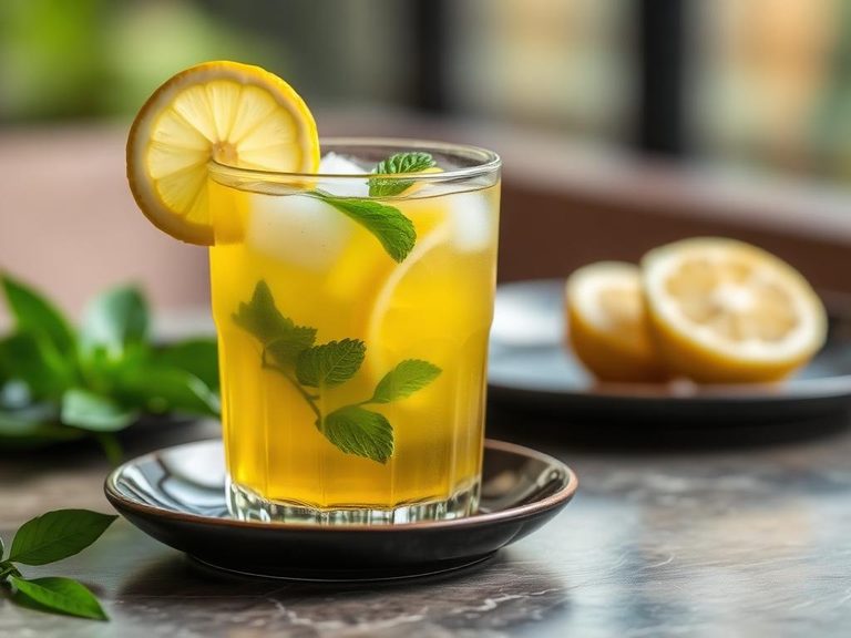 Iced Lemon Green Tea