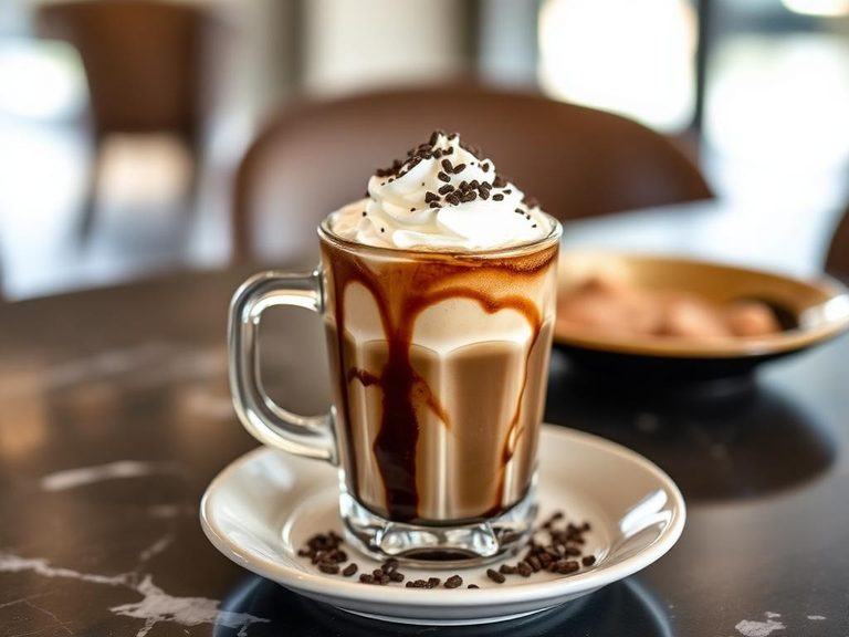 Iced Mocha with Whipped Cream