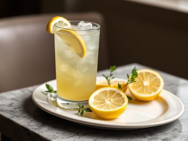Iced Oolong Lemonade