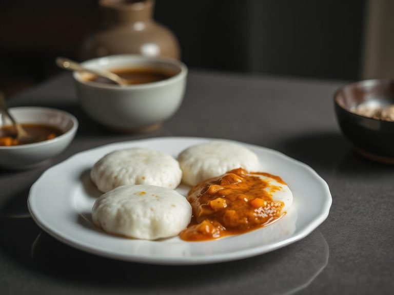 Idli with Sambar
