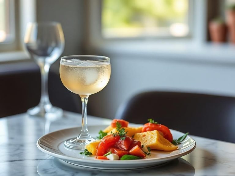 In cocktail recipes for a sparkling element