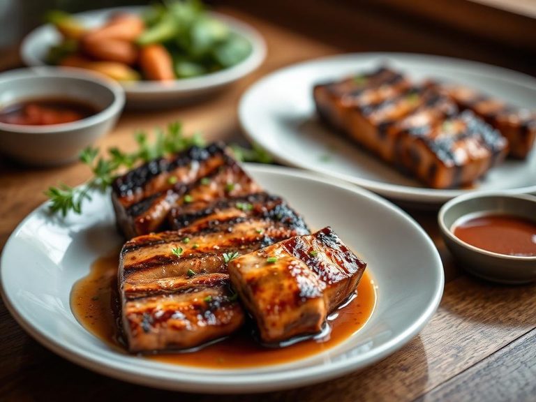 In marinades for grilled meats