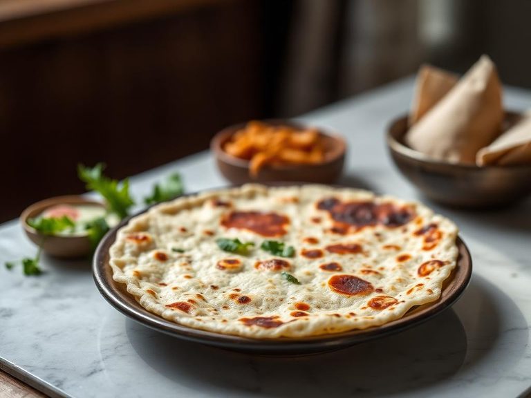 Indian bhakri (unleavened flatbread)