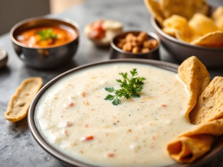 Indian kadhi (yogurt soup)