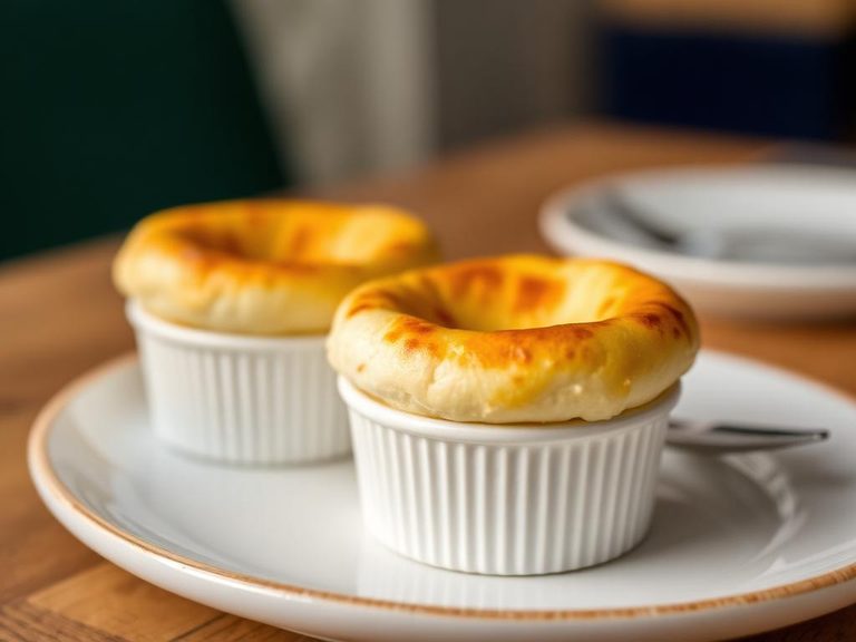 Individual Cheese Soufflés