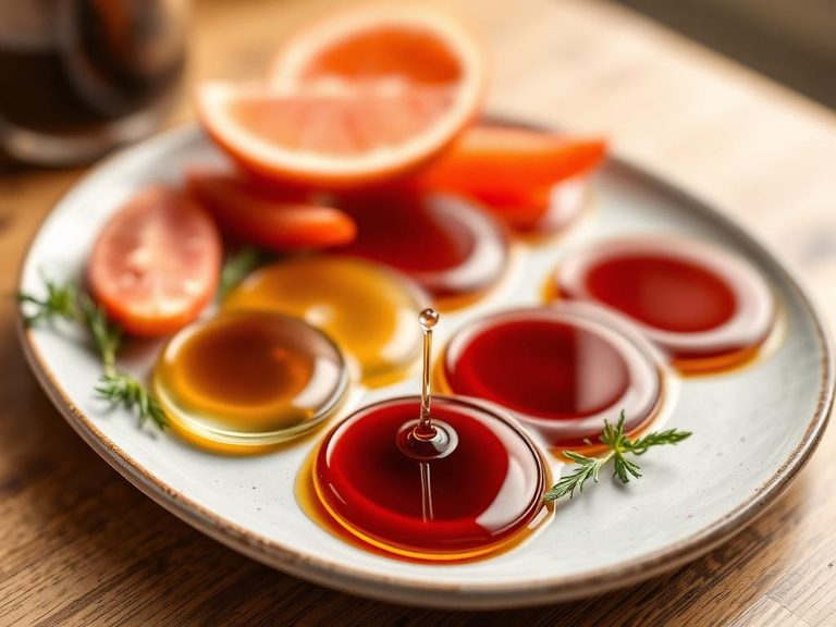 Infused oils for drizzling